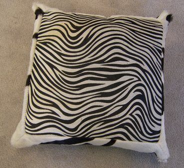 Koehuid met zebraprint mix c