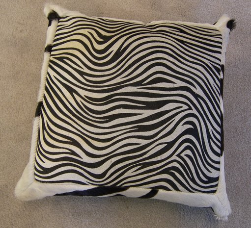 Koehuid met zebraprint mix c